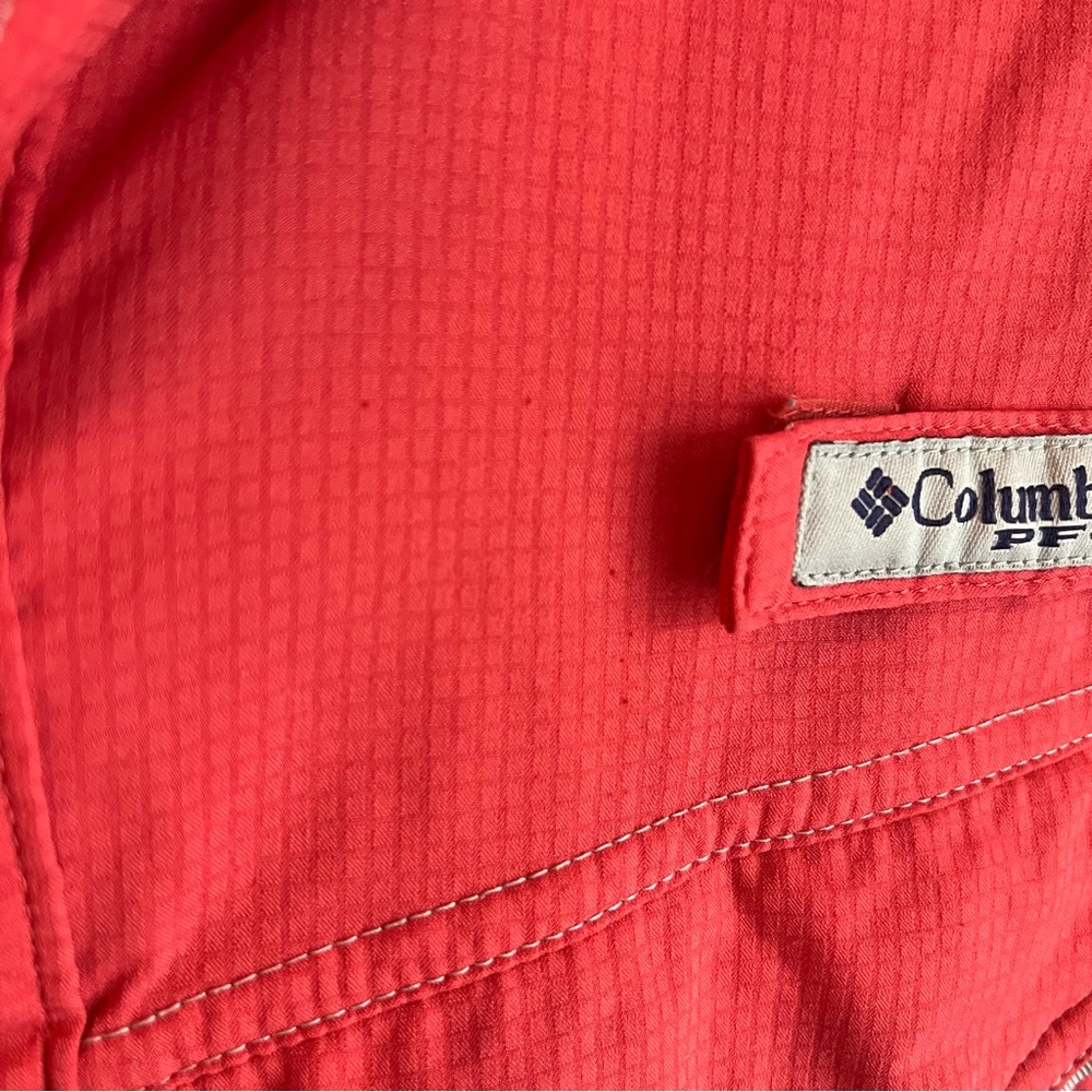Columbia‎ Men's Red PFG Shirt Size Large - Picture 7 of 13